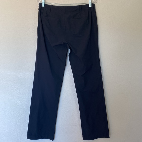 Athleta utility slacks black women’s 10 ten straight leg EUC - Picture 6 of 7